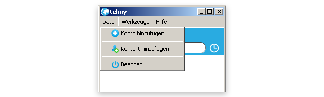 Konto hinzufügen